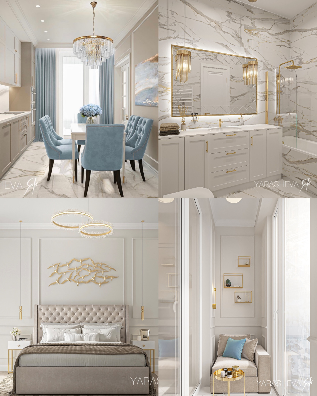 Дизайн - проект квартиры в ЖК Доминион