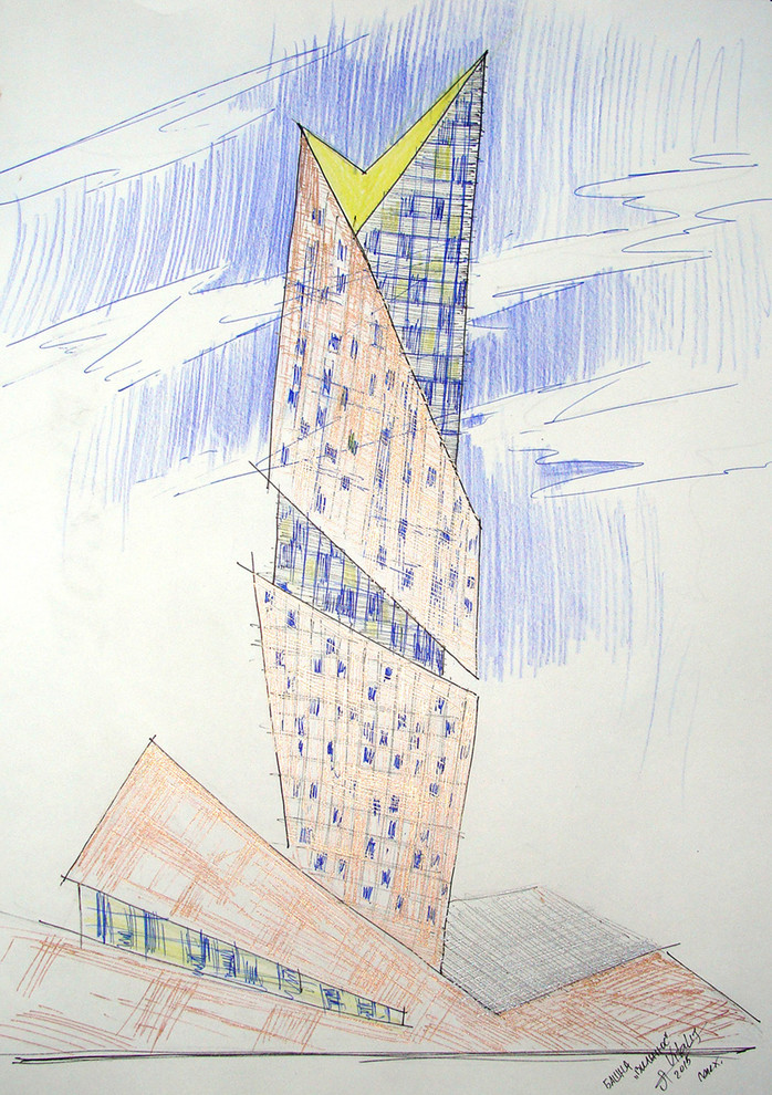 Размышление с карандашом - высотные здания
