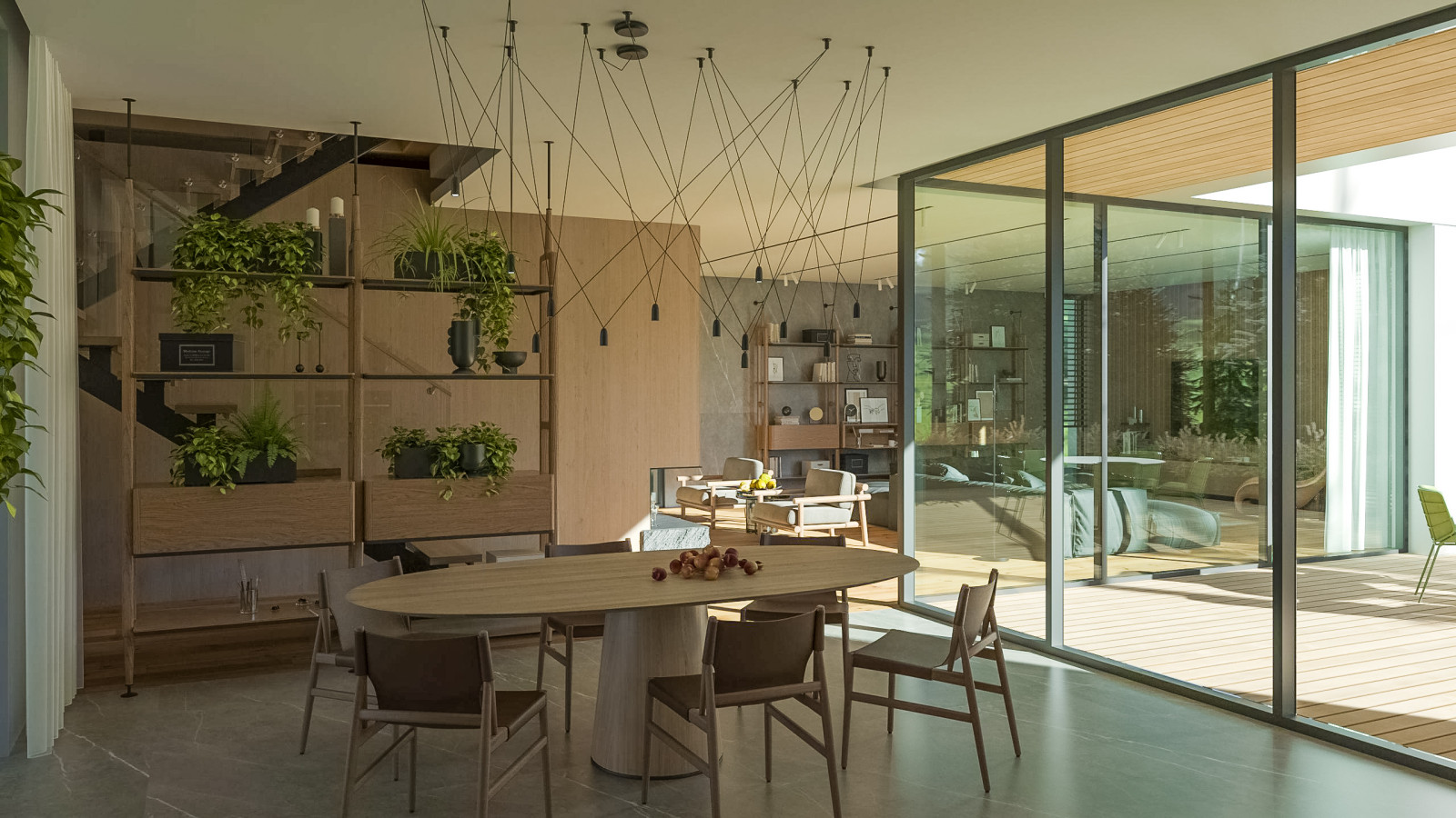 Интерьер загородного дома в загородном посёлке "Оберег".