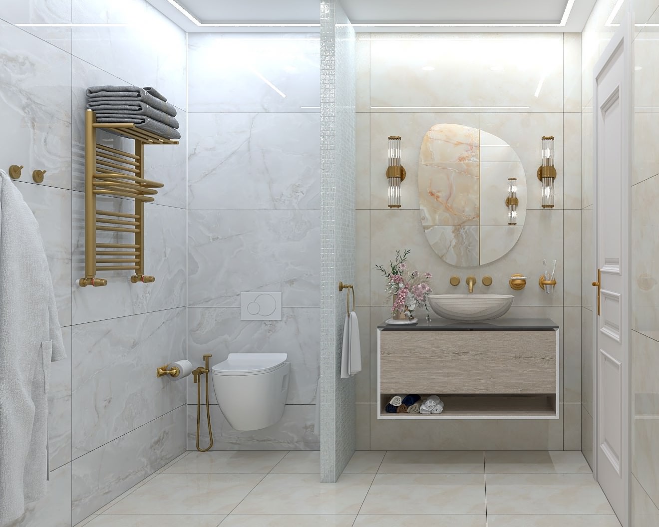 Двухкомнатная квартира 83 кв. м для мамы с дочкой подростком.