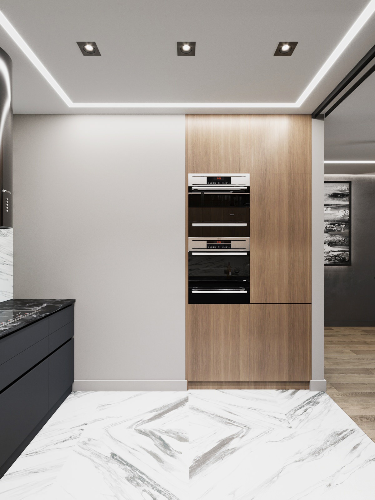 Проект квартиры. ЖК "Изумрудный". В двух вариантах