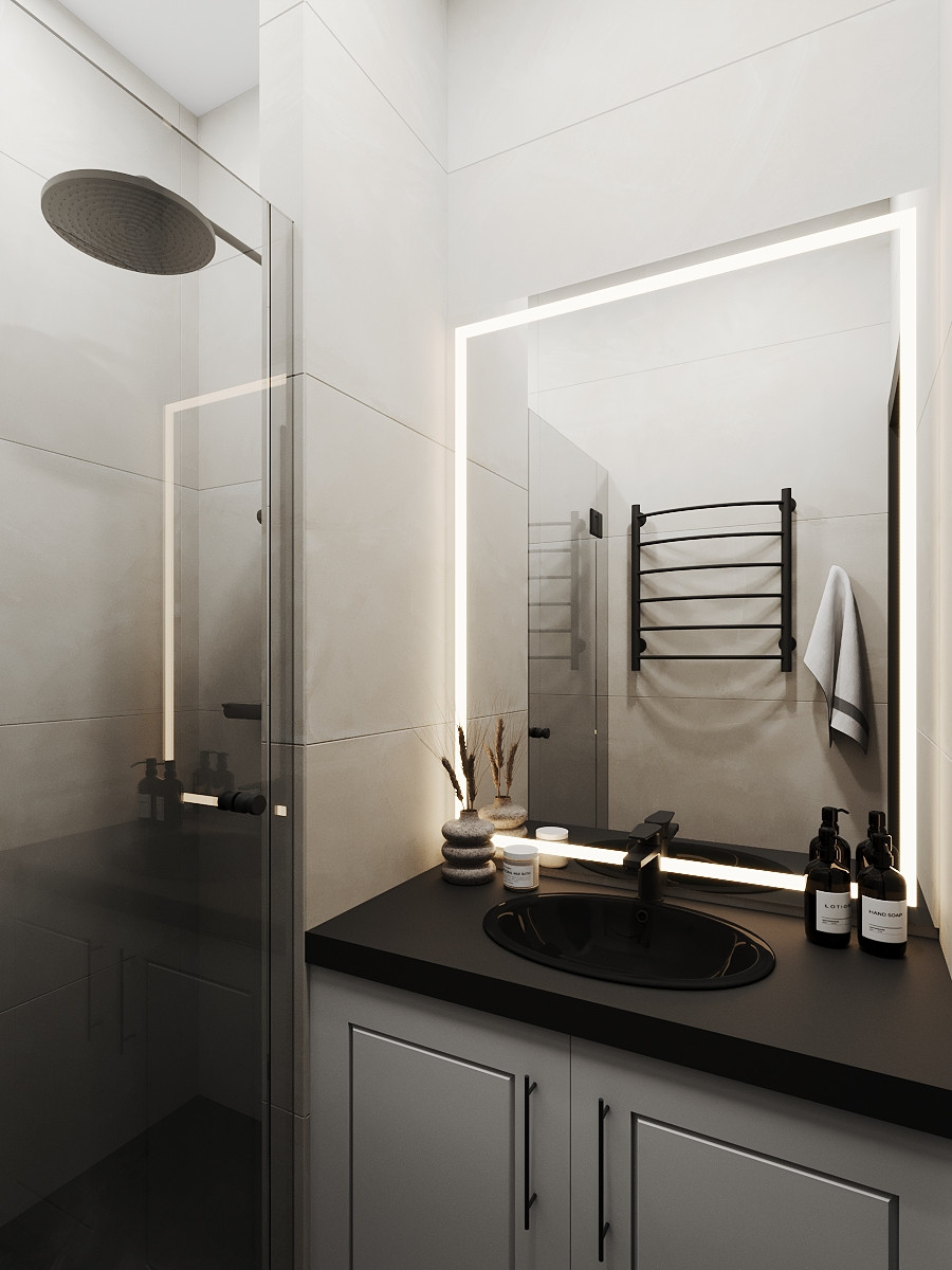 Дизайн интерьера трехкомнатной квартиры "Квартира в стиле современная классика"