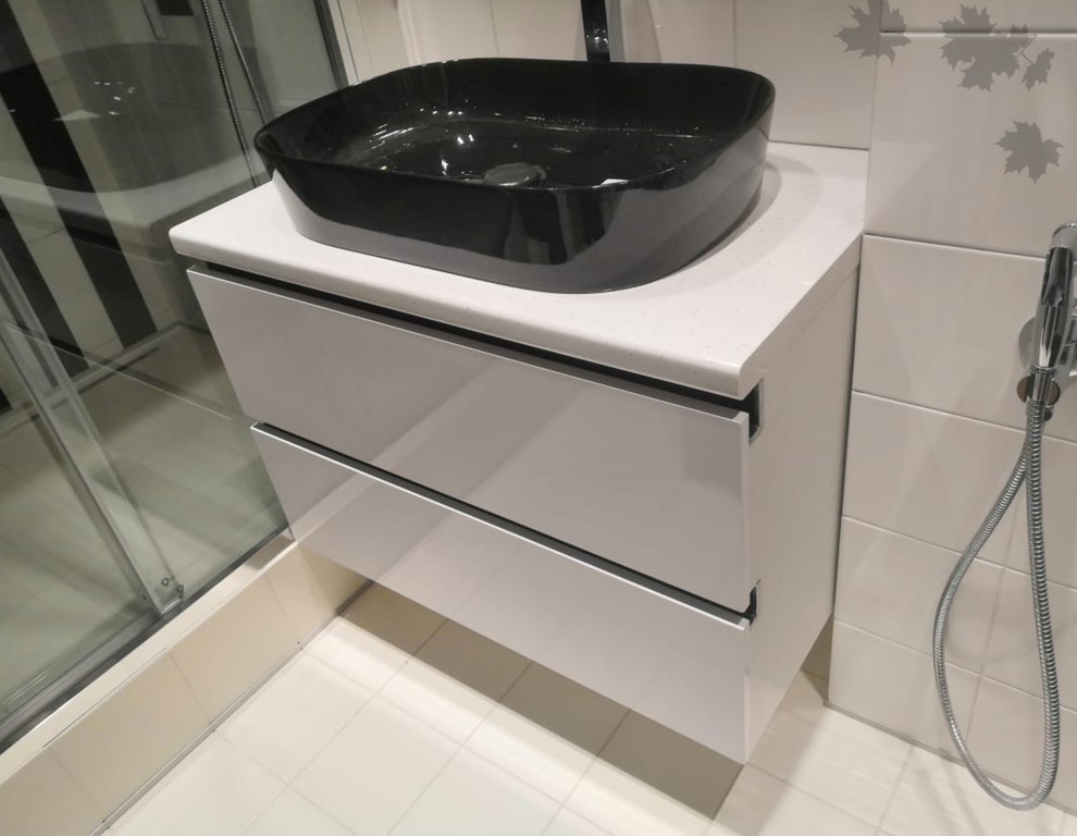 Обложка проекта: Меблировка ванной комнаты.