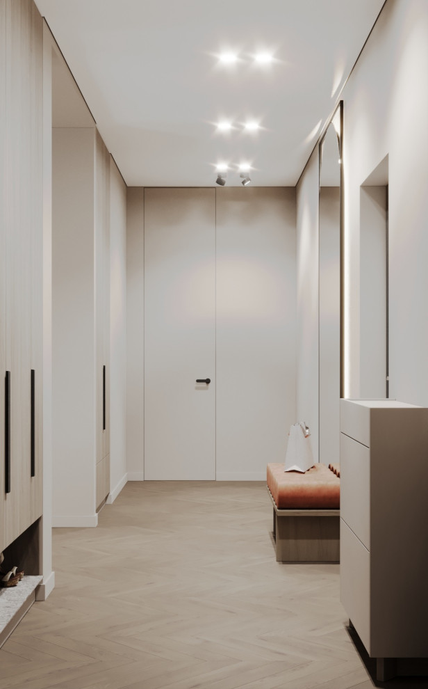 Двух комнатная квартира в стиле эко минимализм. 2023-24 г