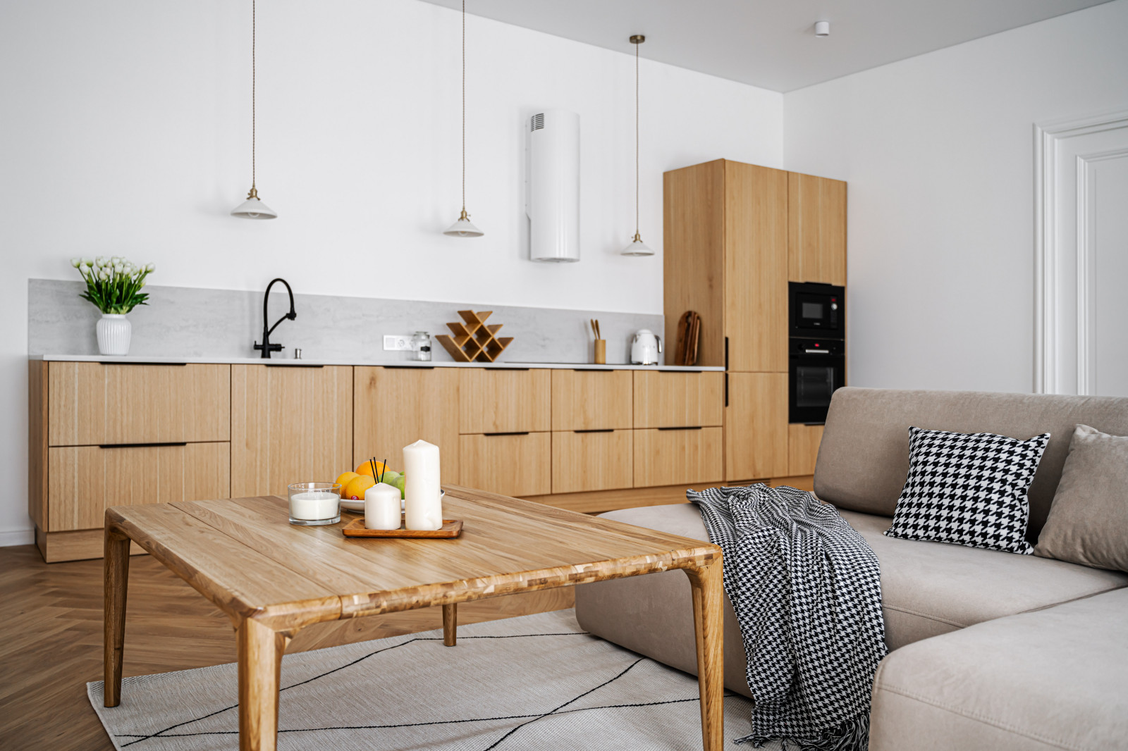 Светлая квартира в скандинавском стиле