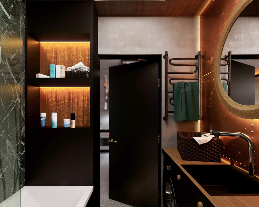 Стим-панк. Квартира студия для мужчины