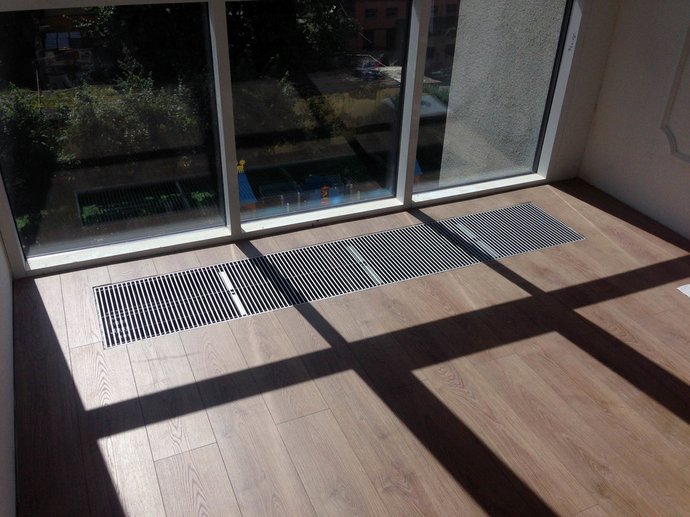 Внутрипольный конвектор отопления