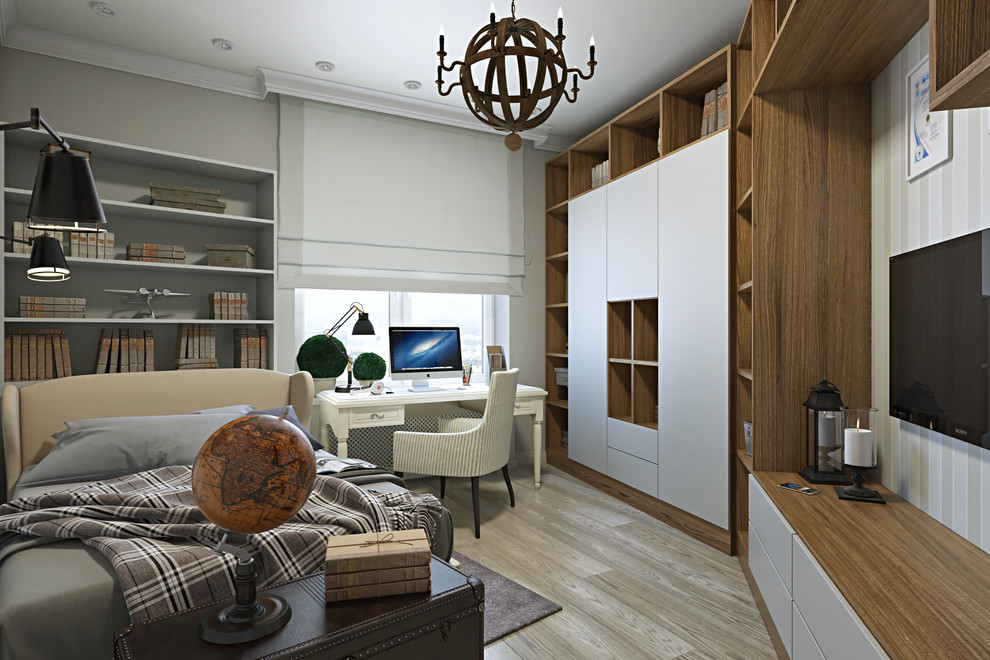 The apartment in a residential complex English Square in Moscow