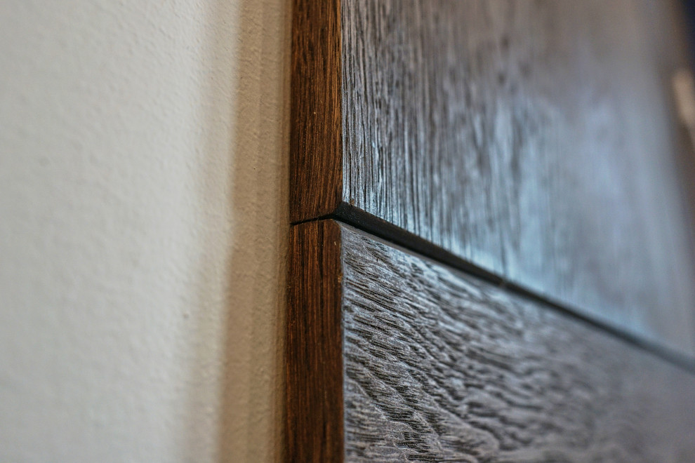 Обложка проекта: Стеновые панели МДФ в шпоне дуба