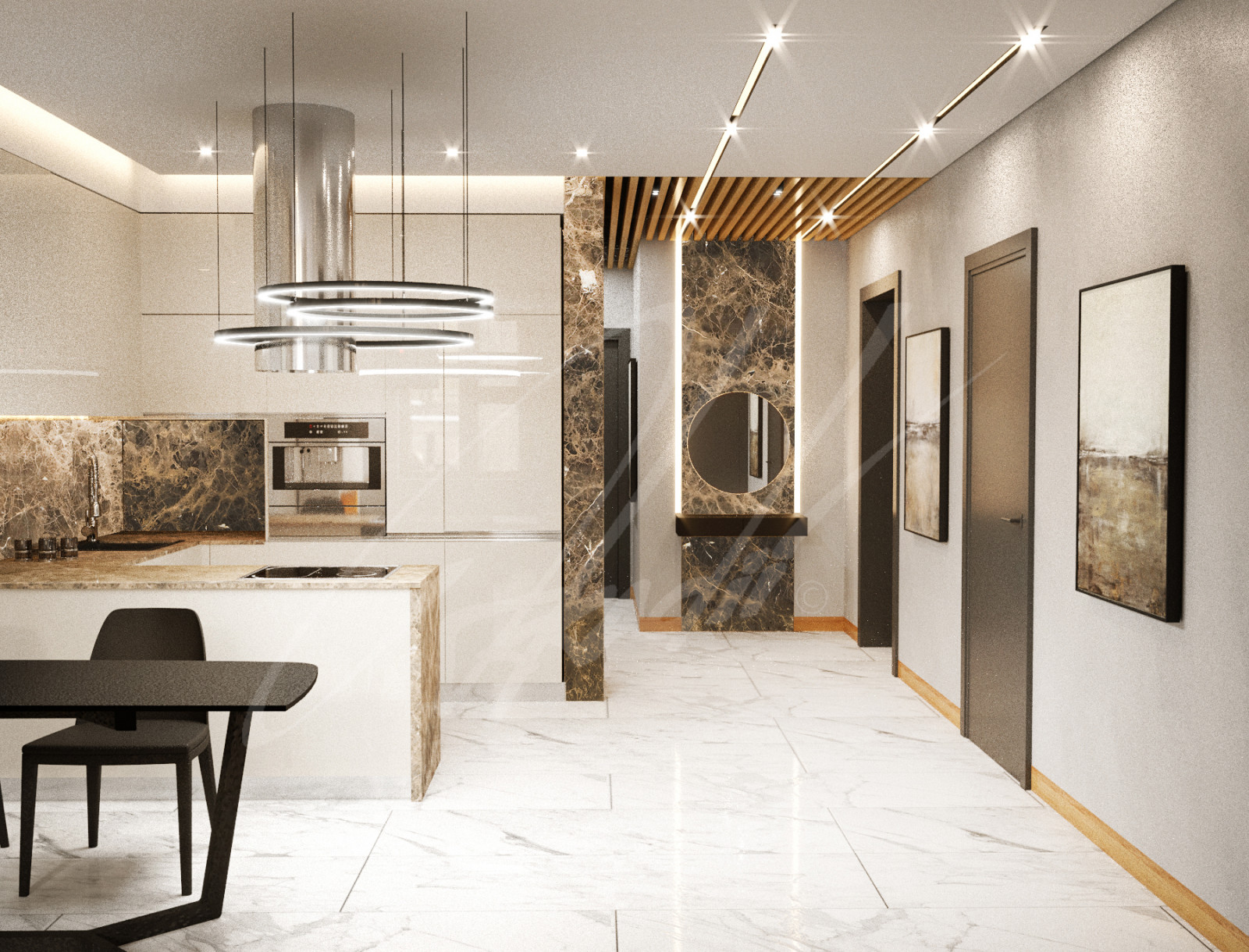 Apartment 99 Interior design by Arkadii Olshevskyi