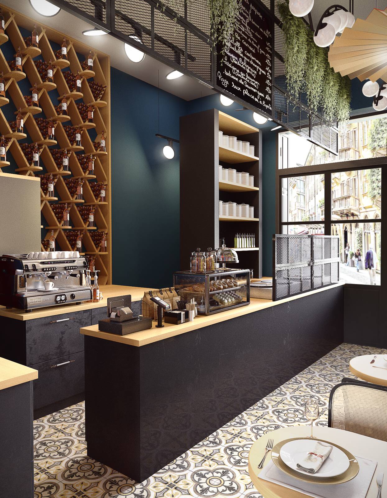 Кафе в Милане "Pasternak"