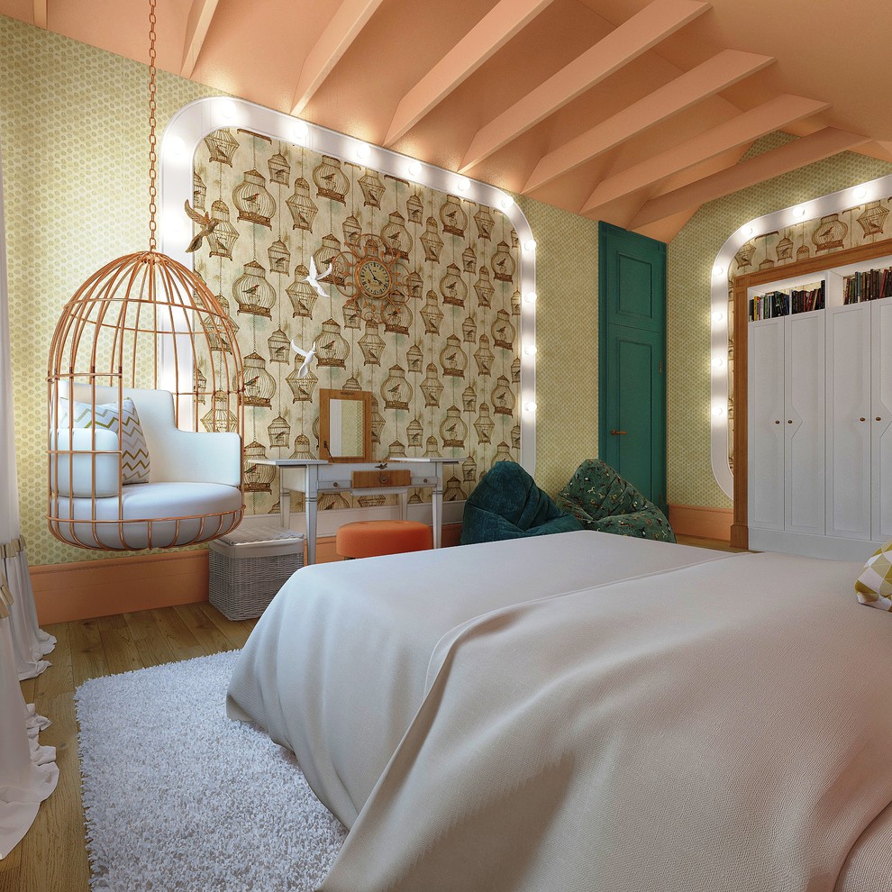 Персиковая комната для девочки