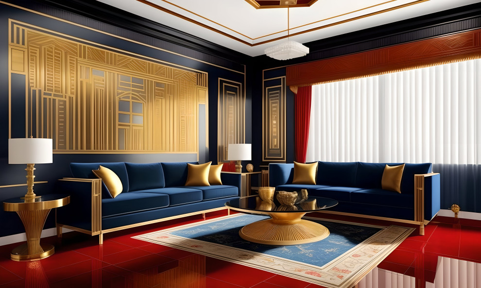 Интерьер в стиле ар-деко