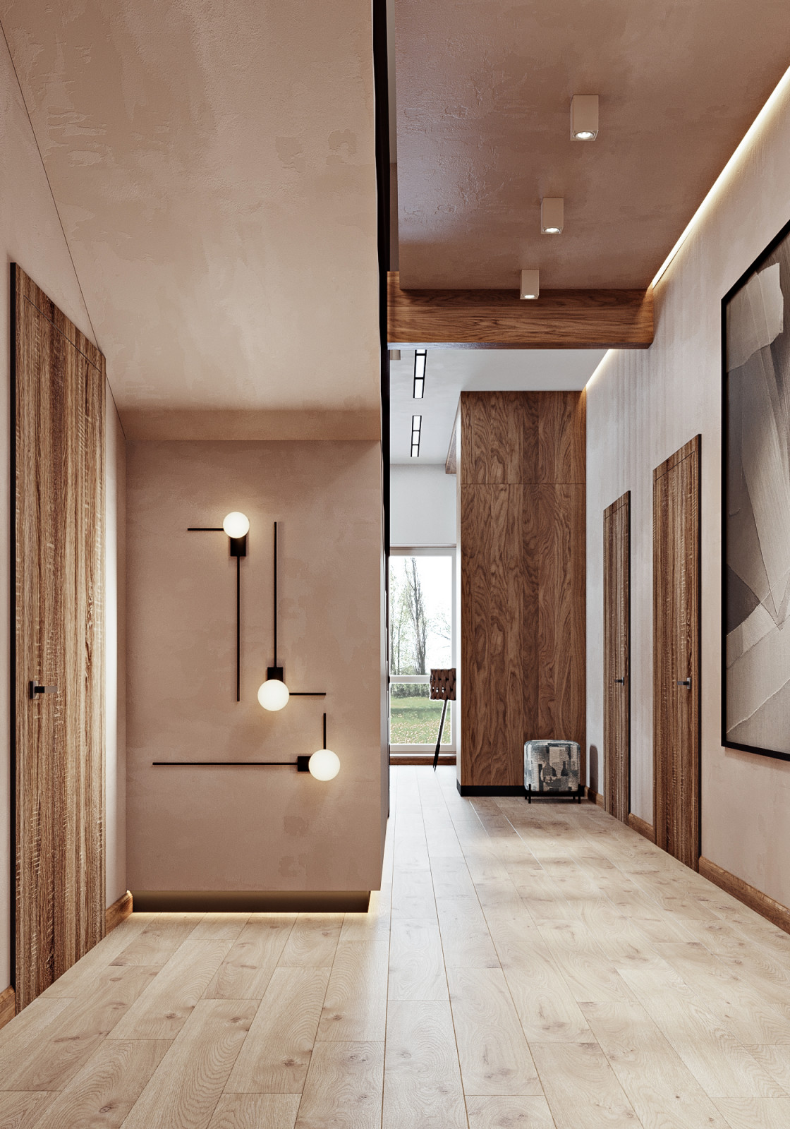 Дизайн интерьера дома в Новофедоровском