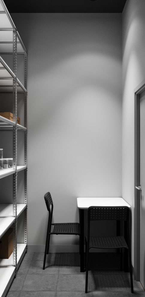 Кофейня в тропическом стиле. Проект