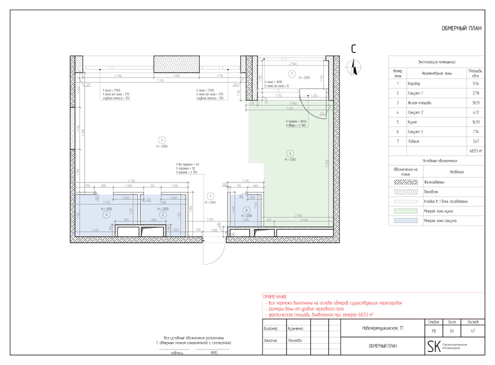 Пример чертежей рабочей документации