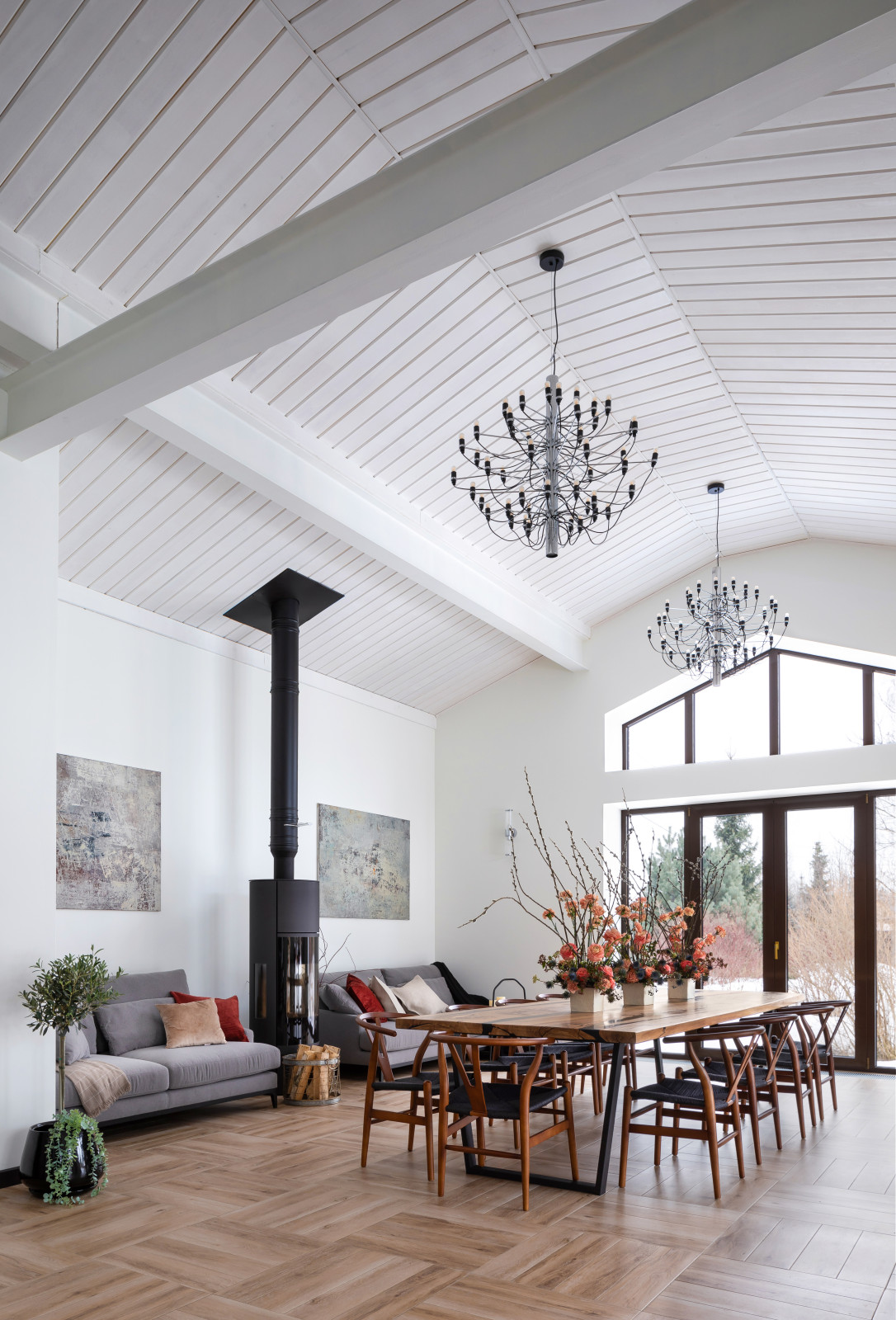 Загородный дом - пространство для праздника