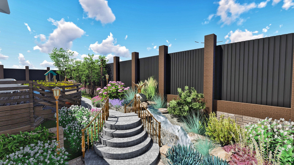 Ландшафтный дизайн участка в ДНТ Кедр (г Улан-Удэ, Бурятия)