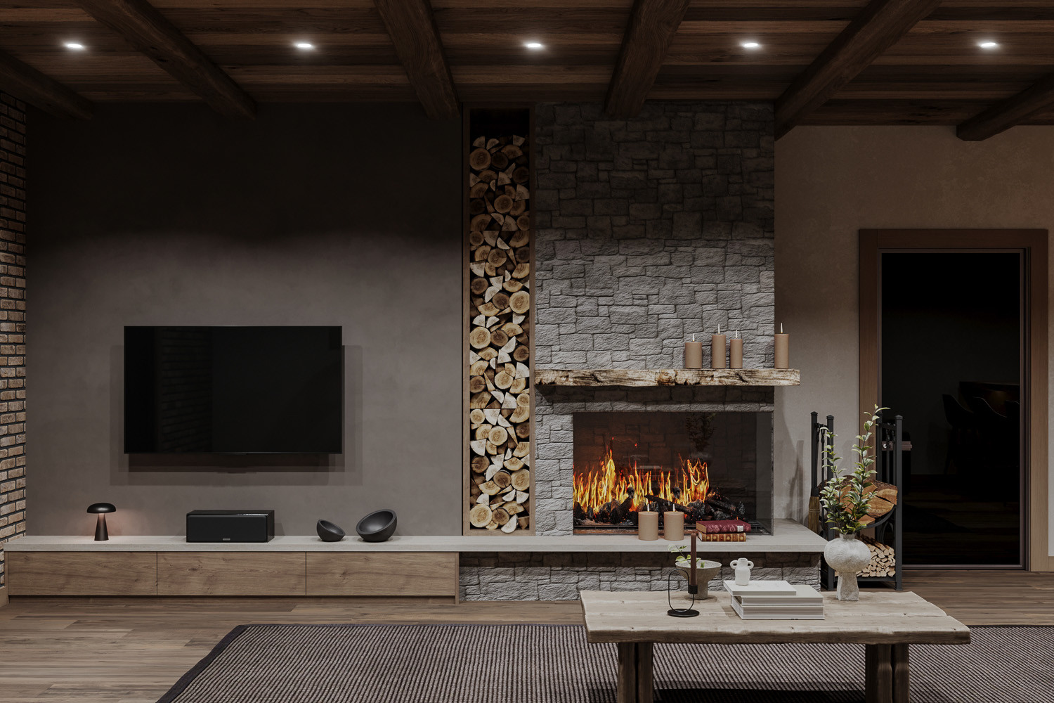 Интерьер дегустационной комнаты отдыха