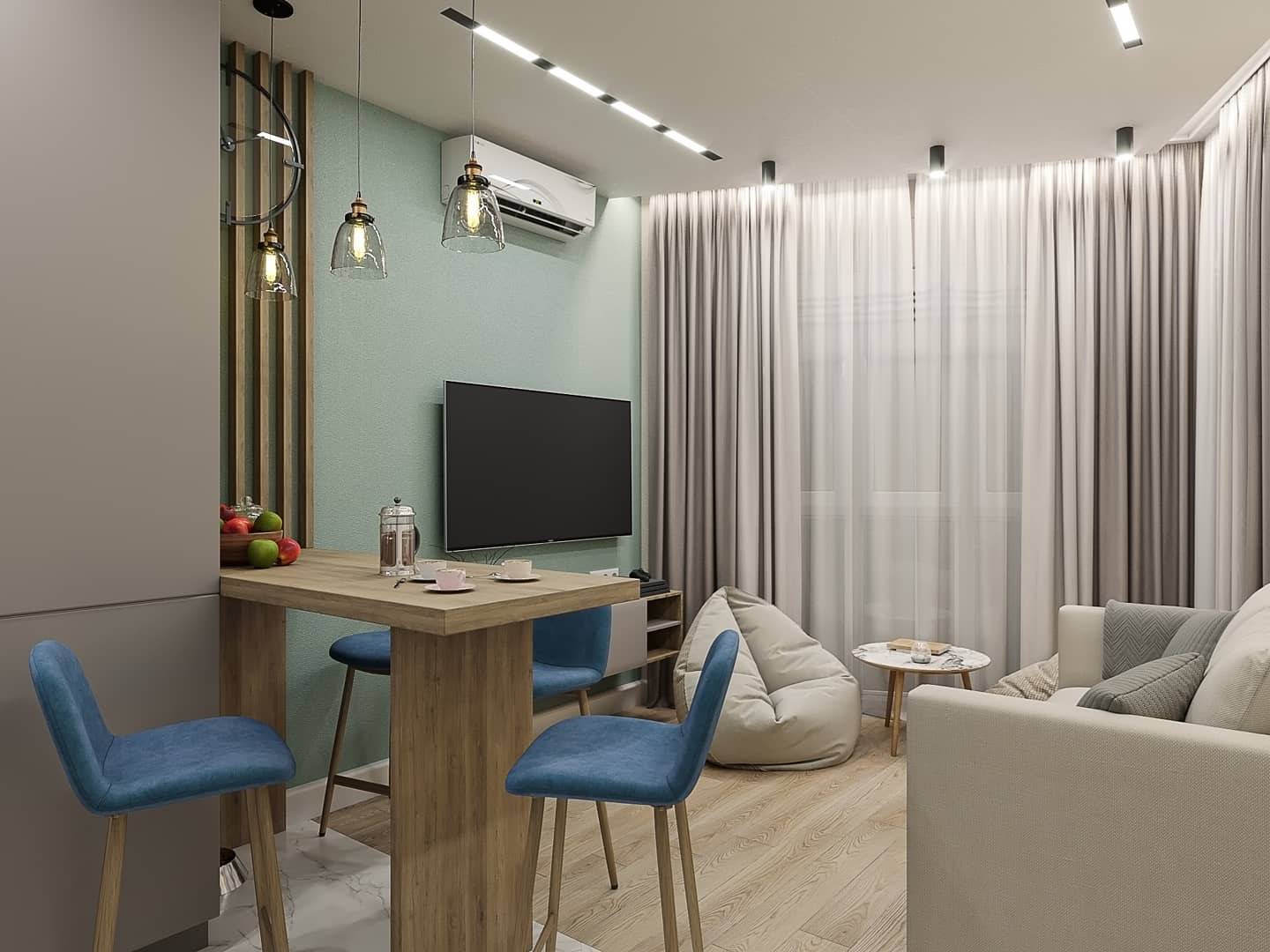 Обложка проекта: ЖК Новая Звезда 2х комнатная квартира