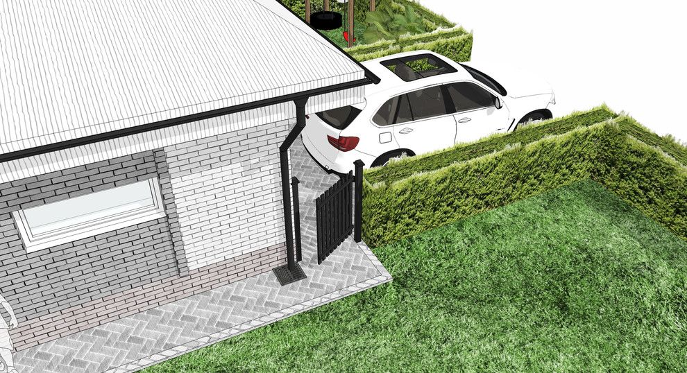 Благоустройство участка загородного дома