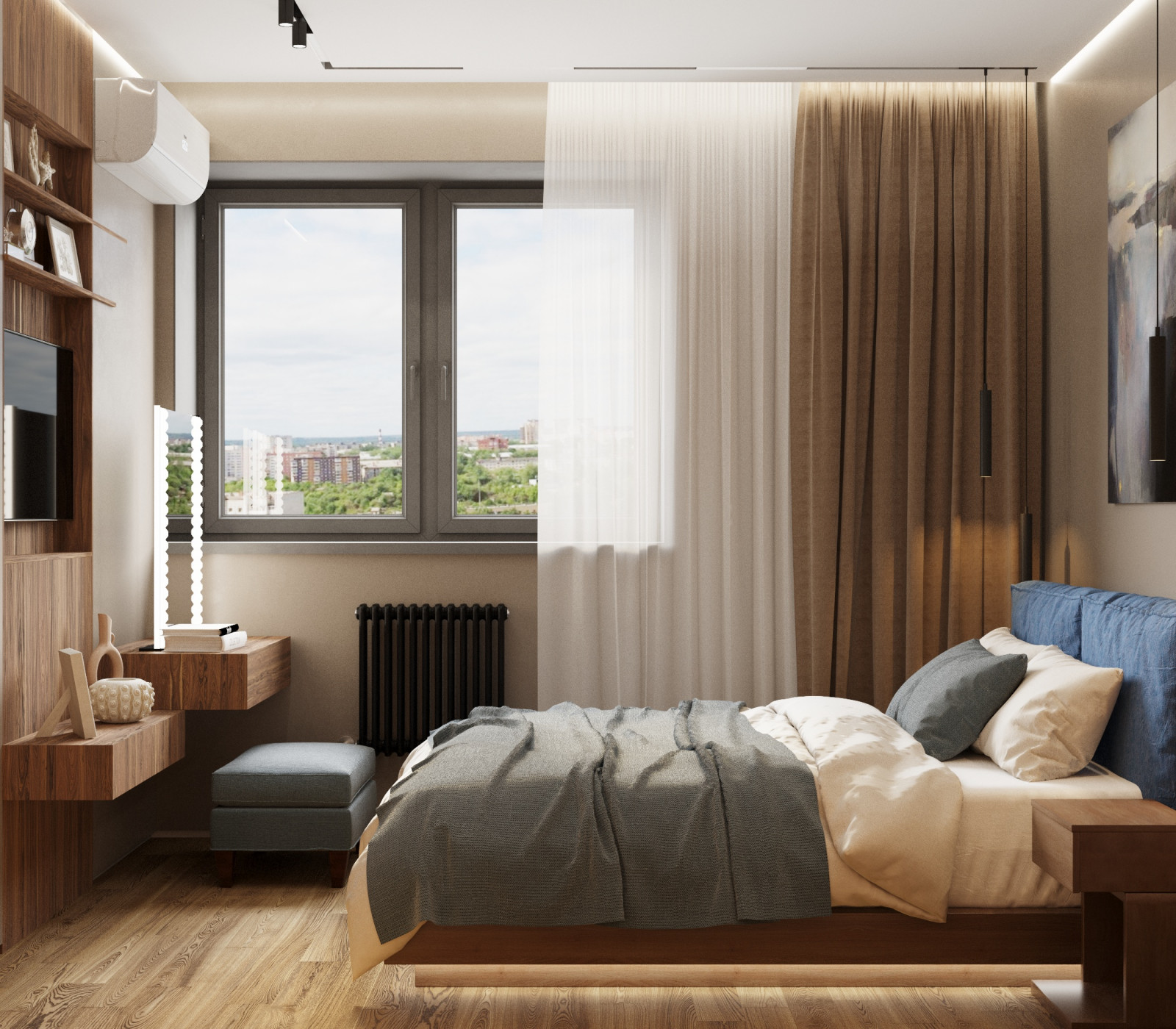 Функциональный интерьер 2ух комнатной квартиры