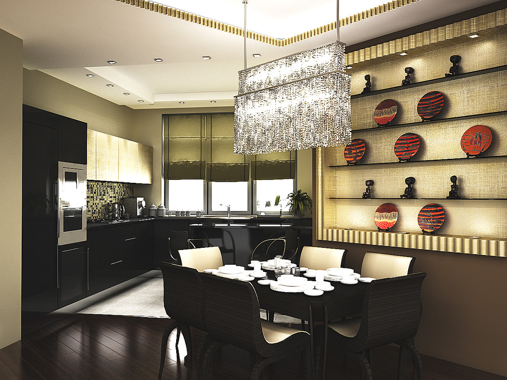 Обложка проекта: Квартира в Москве в Шмитовском пр. с элементами ар-деко. Для семьи из 2-х чел.