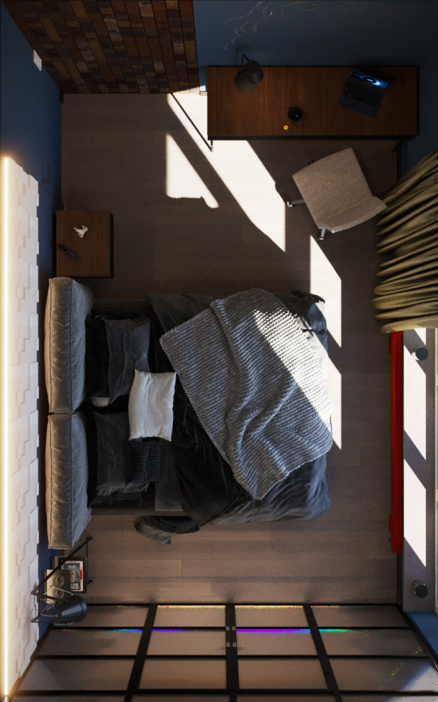 Необычная квартира с цветными радиаторами