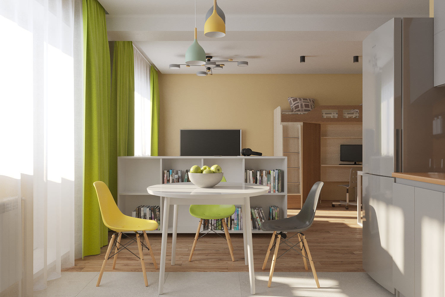 Дизайн-проект квартиры-студии