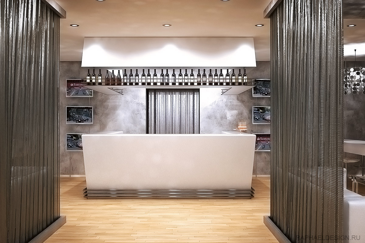 Дизайн интерьера винного ресторана