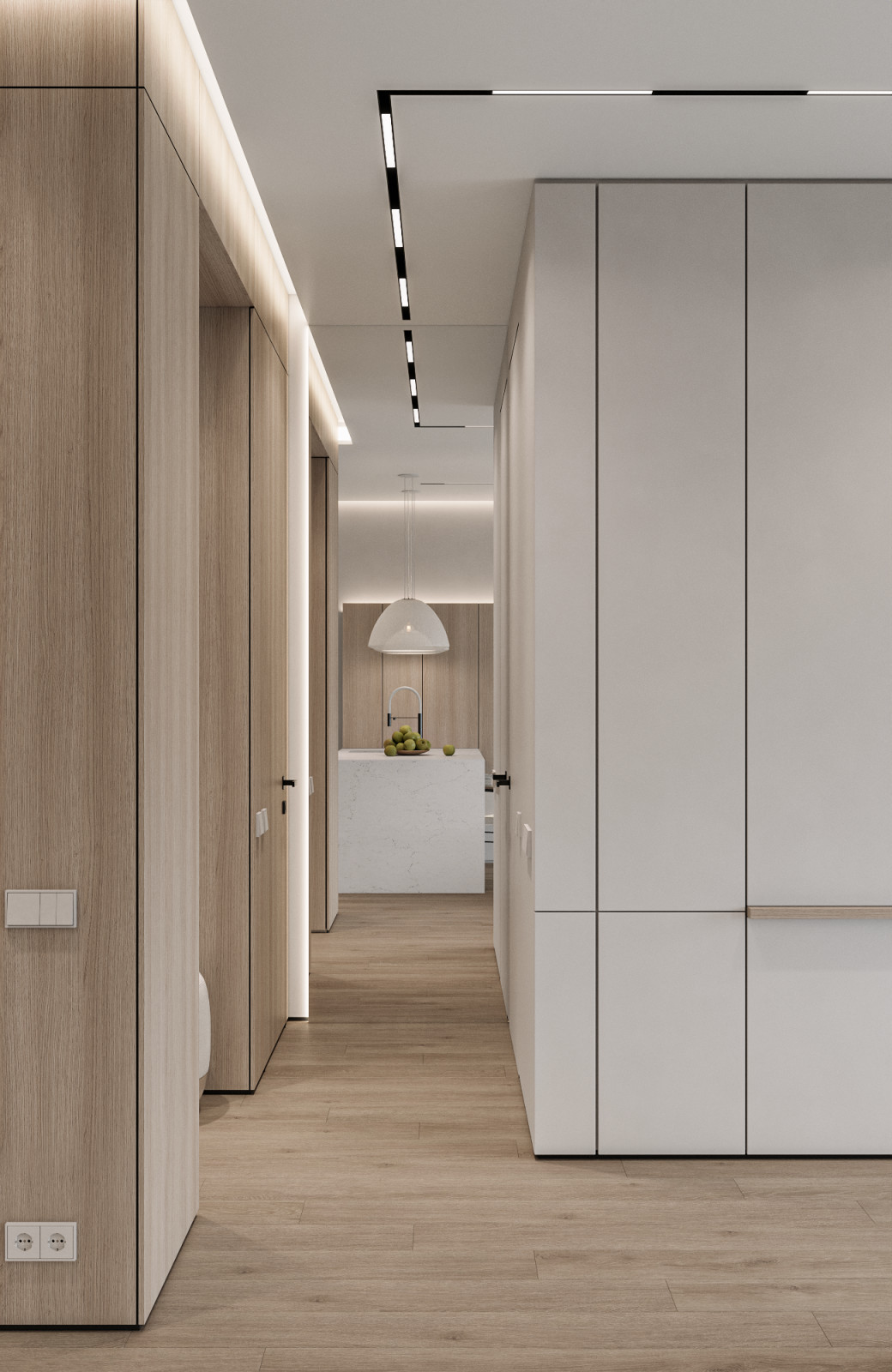 Дизайн интерьера, современный эко стиль.