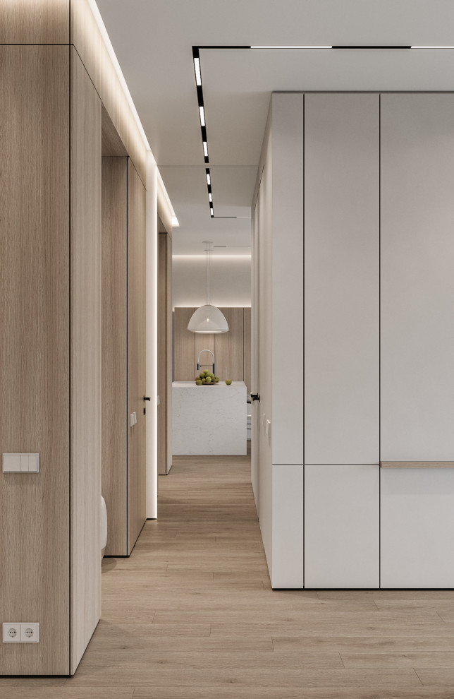 Дизайн интерьера, современный эко стиль.