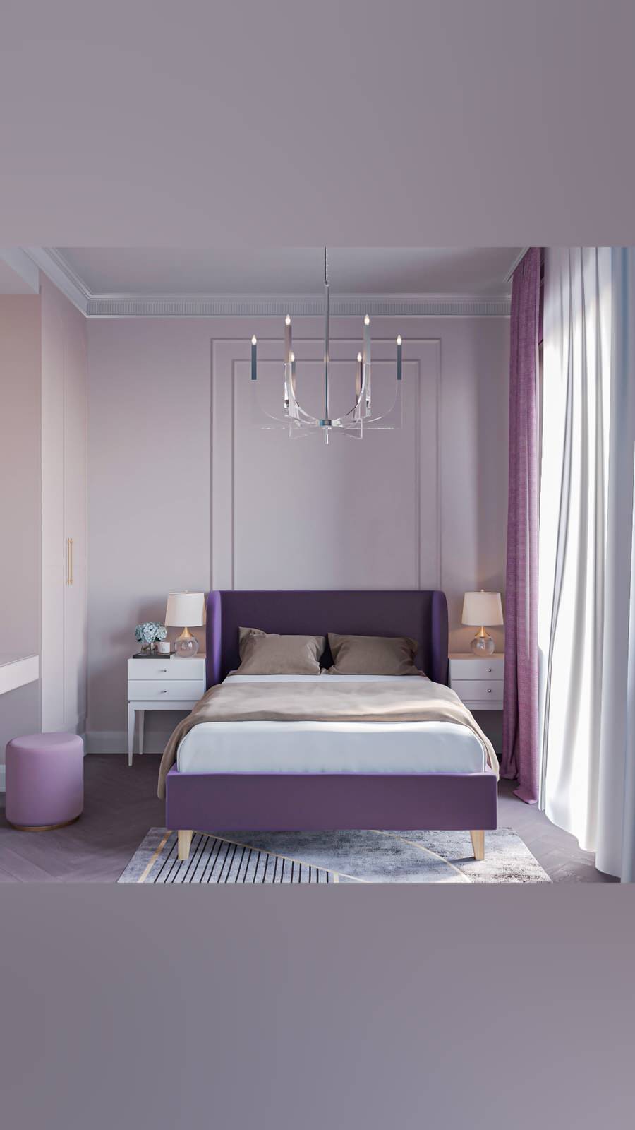 Спальня в неоклассическом стиле