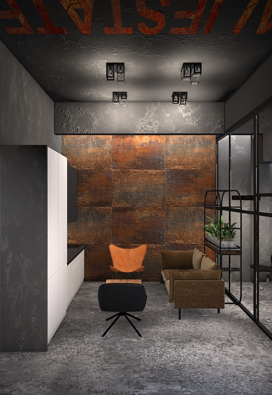 Дизайн интерьера для офиса Агентства в БЦ Суперметалл