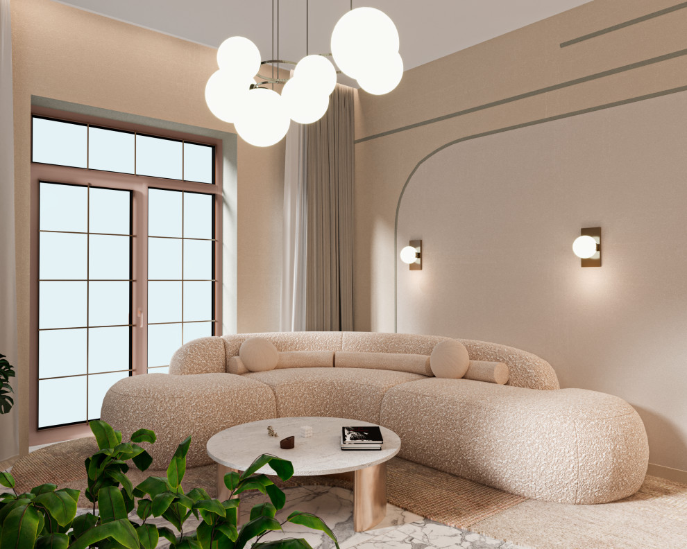 Дизайн интерьера загородного дома в КП Графская Славянка