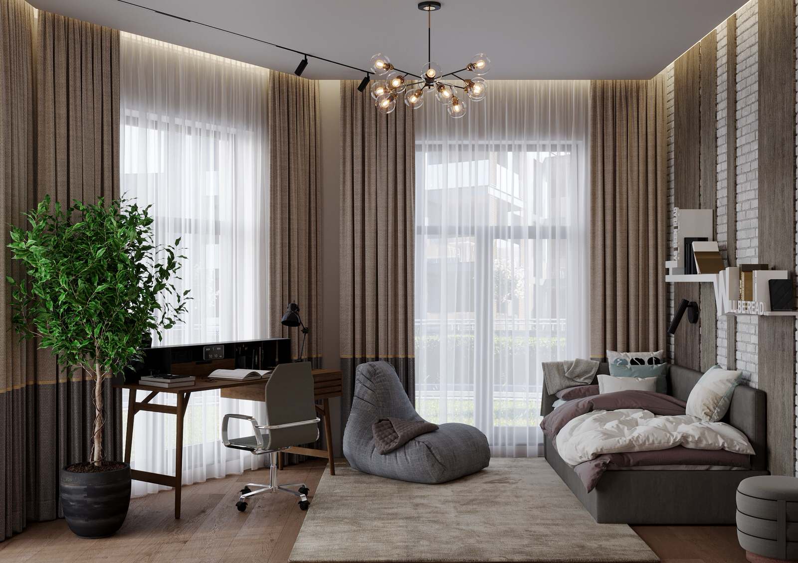 Спальня мальчика подростка