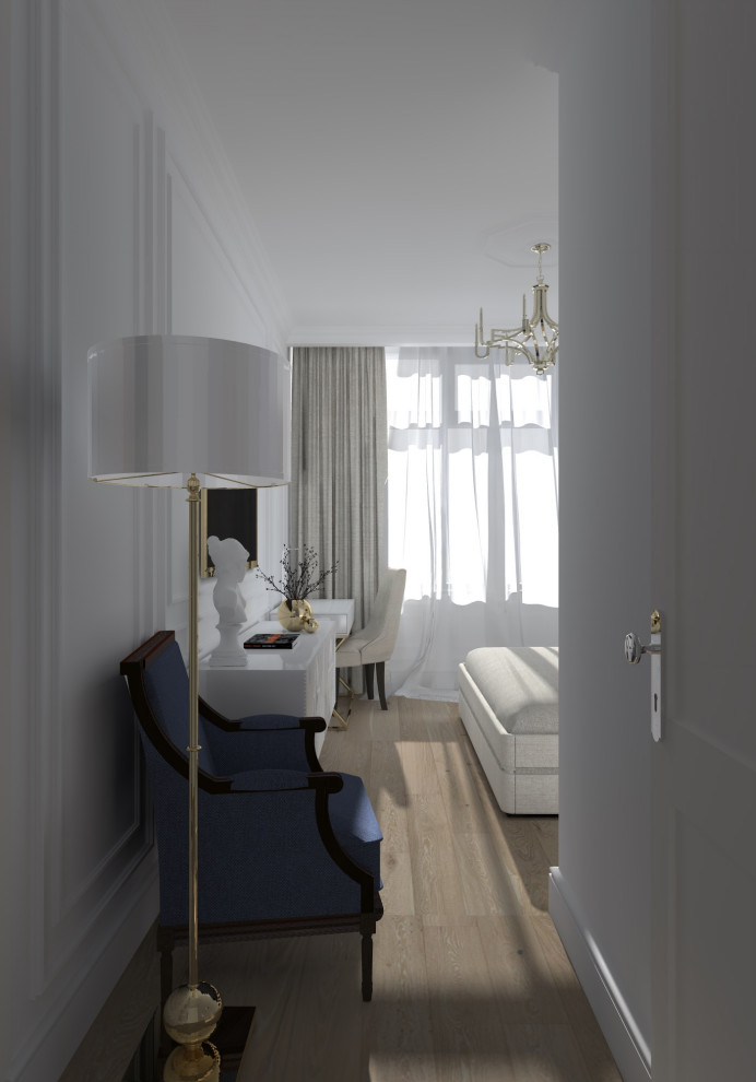 Квартира 100м2 Американская классика в ЖК Триколор