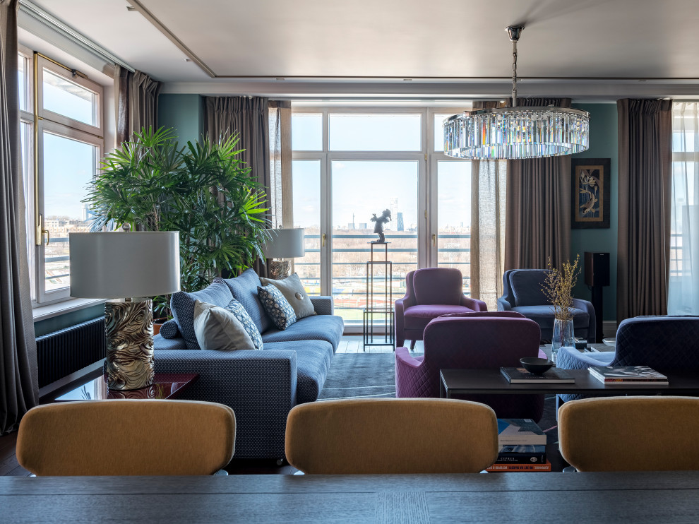 Interior with a view Интерьер с видом на МГУ