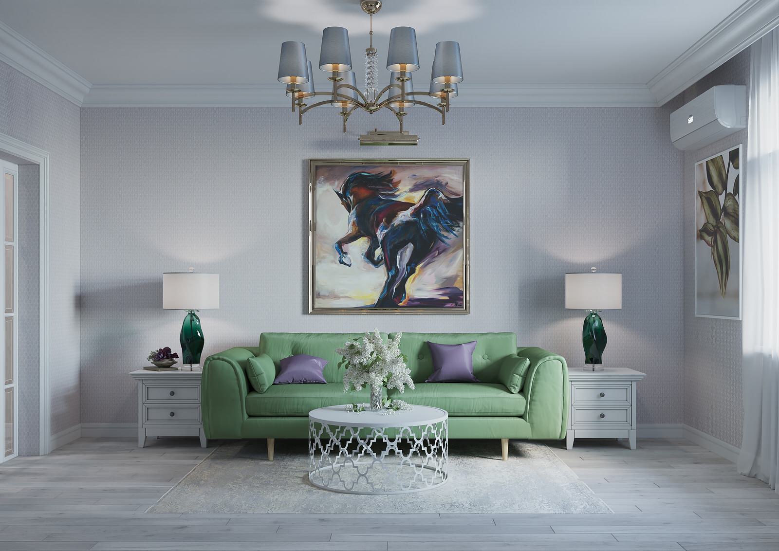 Обложка проекта: Дизайн интерьеров гостиной в г. Нижний Новгород в ЖК Пражский квартал