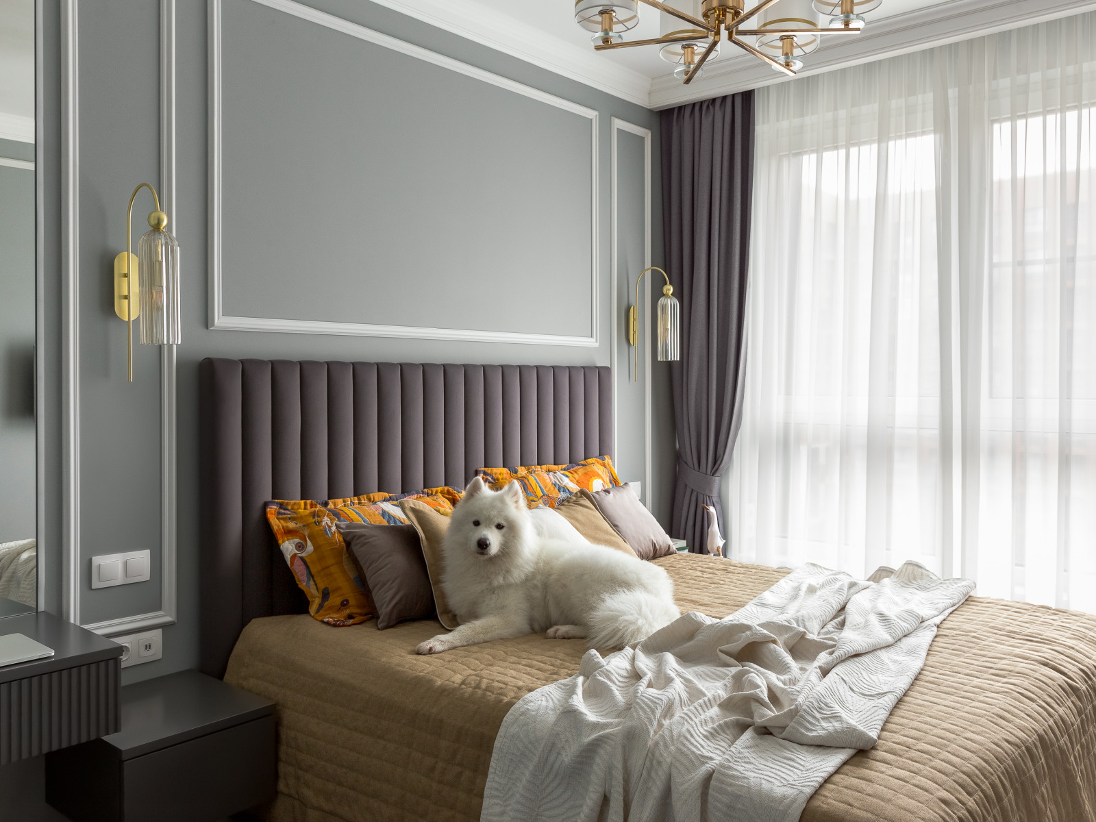 Уютная квартира 67 кв. м для молодоженов и большой собаки