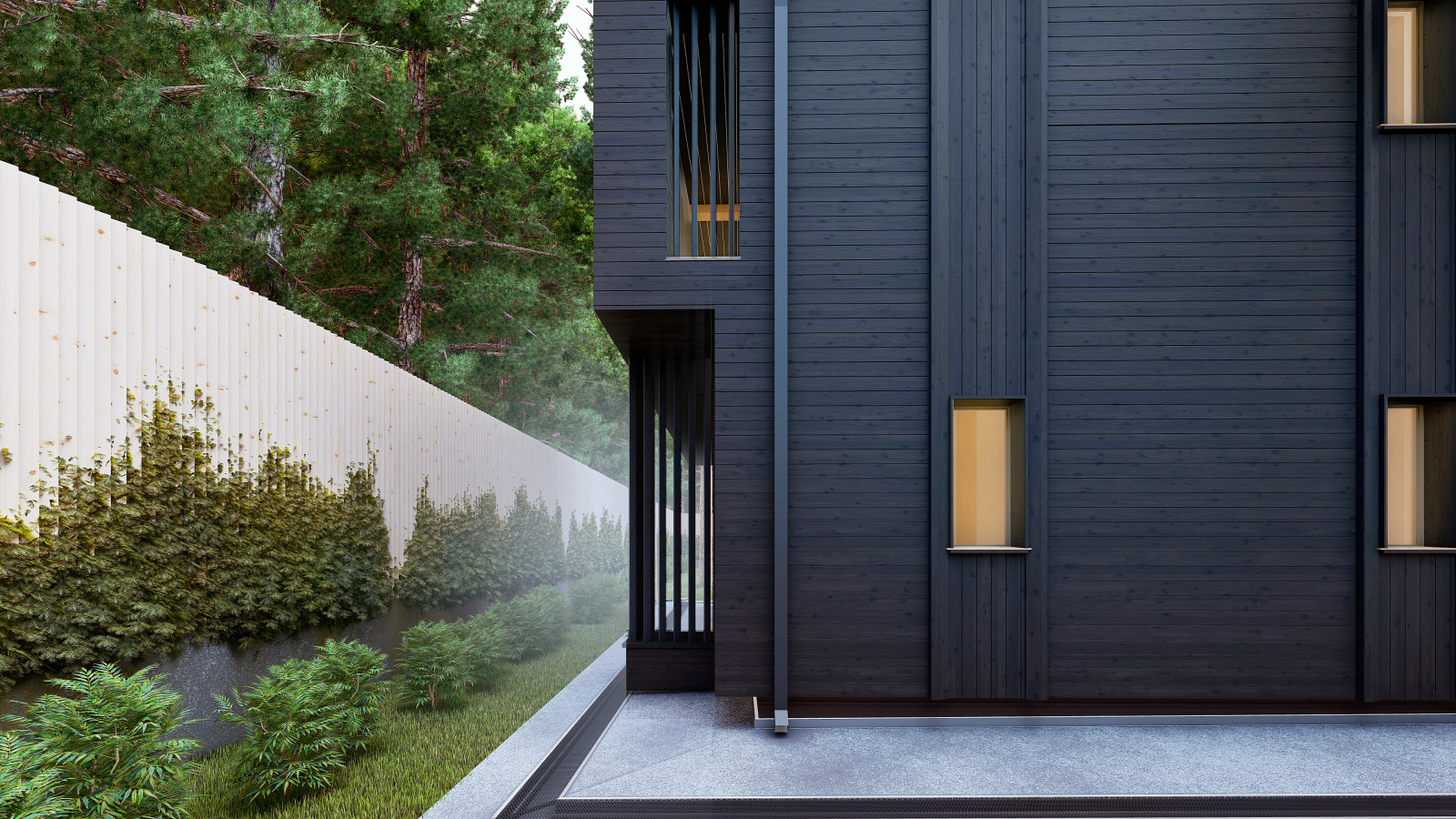 Штутгарт: фахверк с плоской кровлей