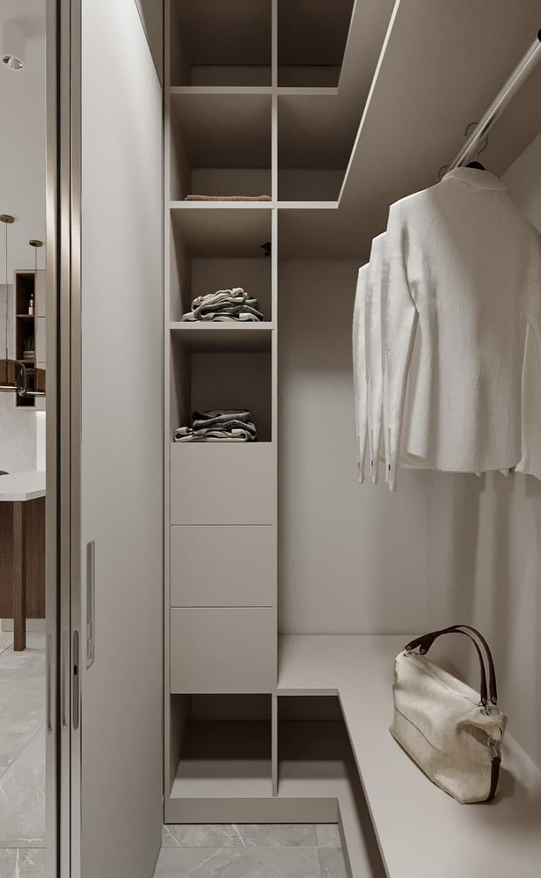 ДИЗАЙН-ПРОЕКТ ИНТЕРЬЕРА КВАРТИРЫ, ЖК GREEN PARK, МОСКВА, 60 М²