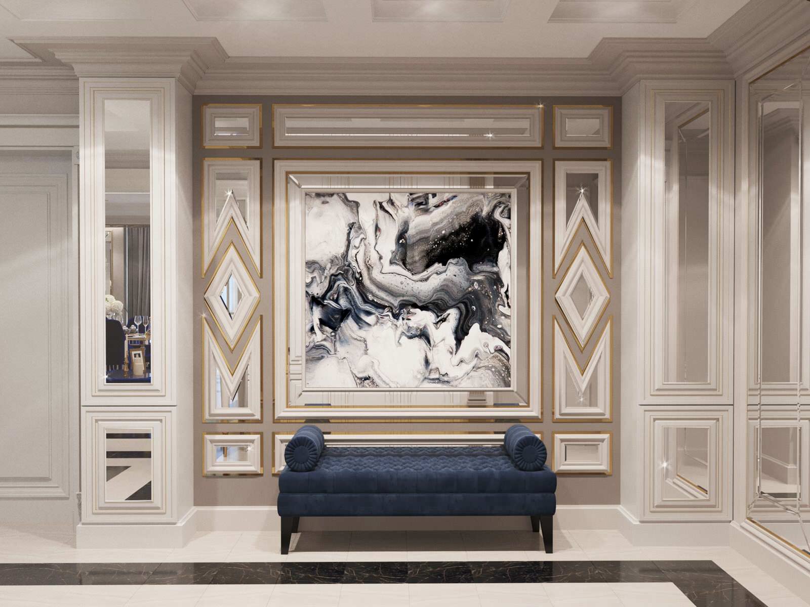 Визуализация коридора.