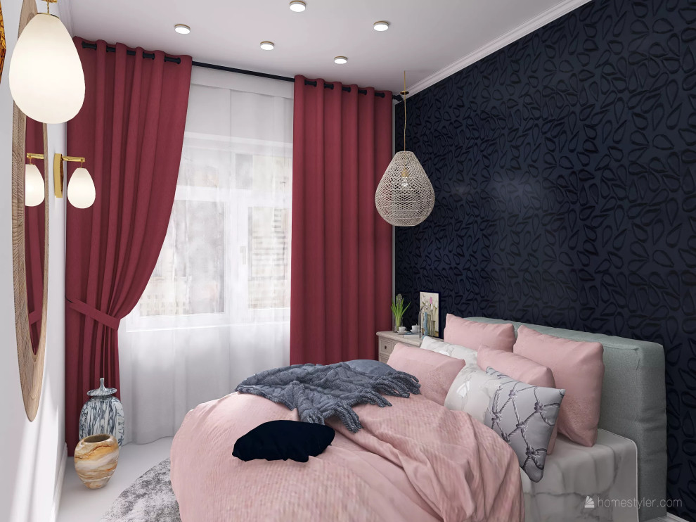 Квартира в пудровых тонах для начинающей актрисы