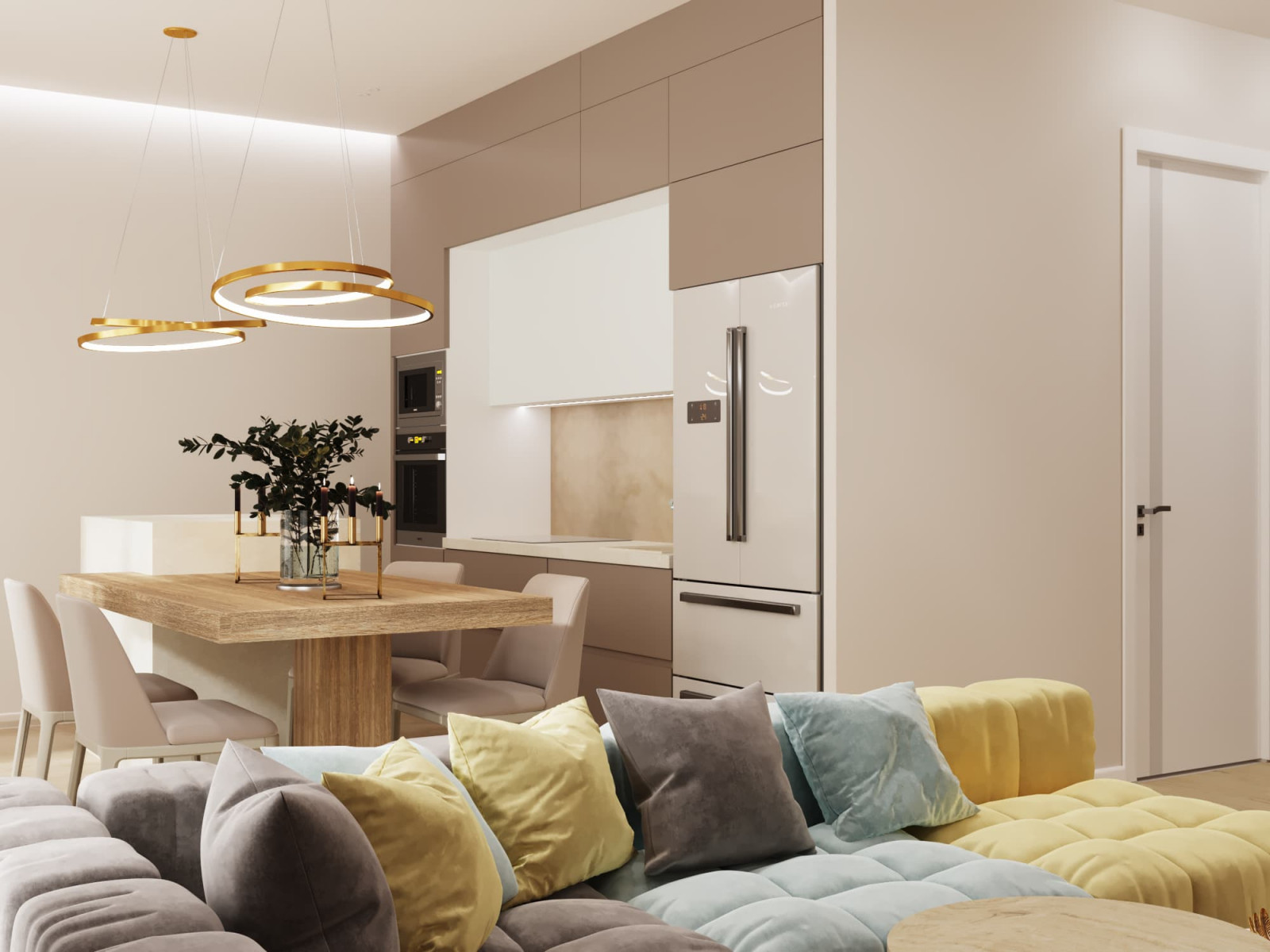ЖК квартал 38А. 3 комнаты, 85 м²