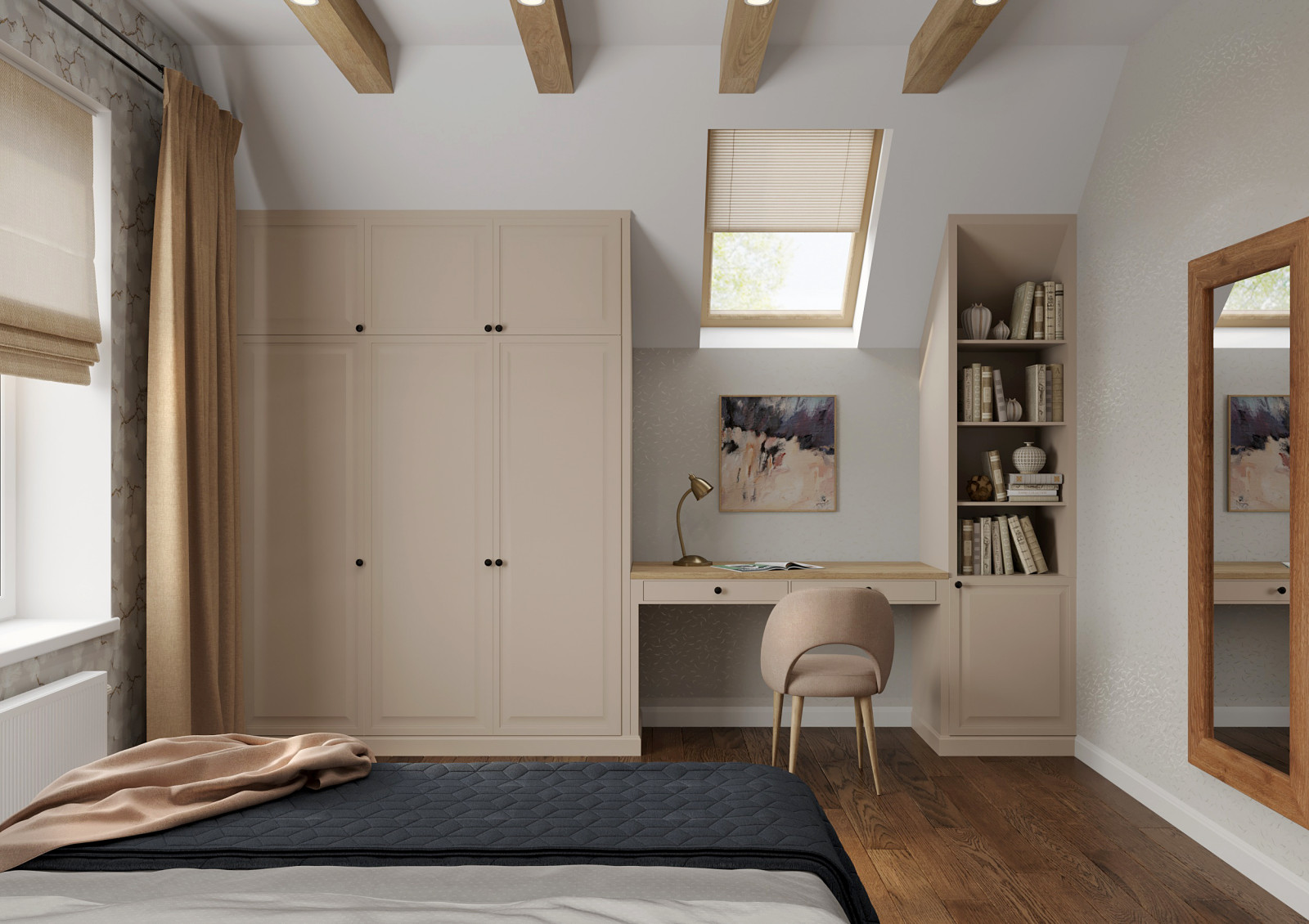 гостевая комната. визуализация