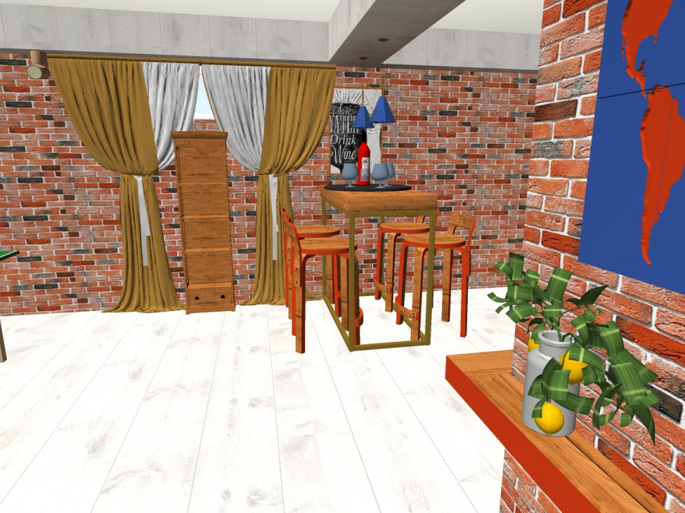 Отдыха в частном доме на цокольном этаже.