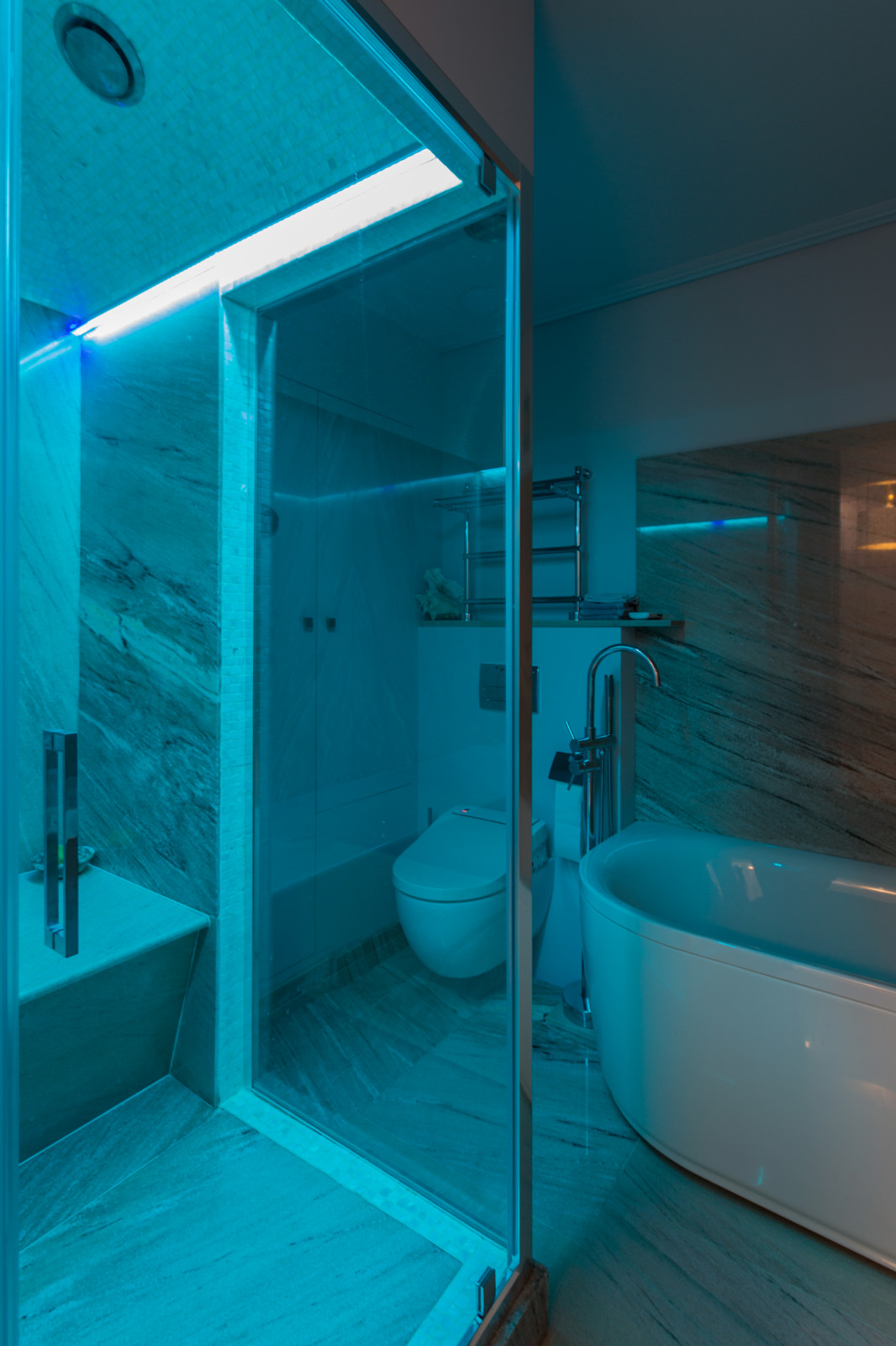 Обложка проекта: Хамам в квартире оттенки серого