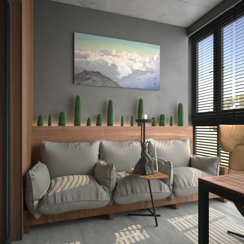 Обложка проекта: Дизайн-проект "брутальный минимализм"