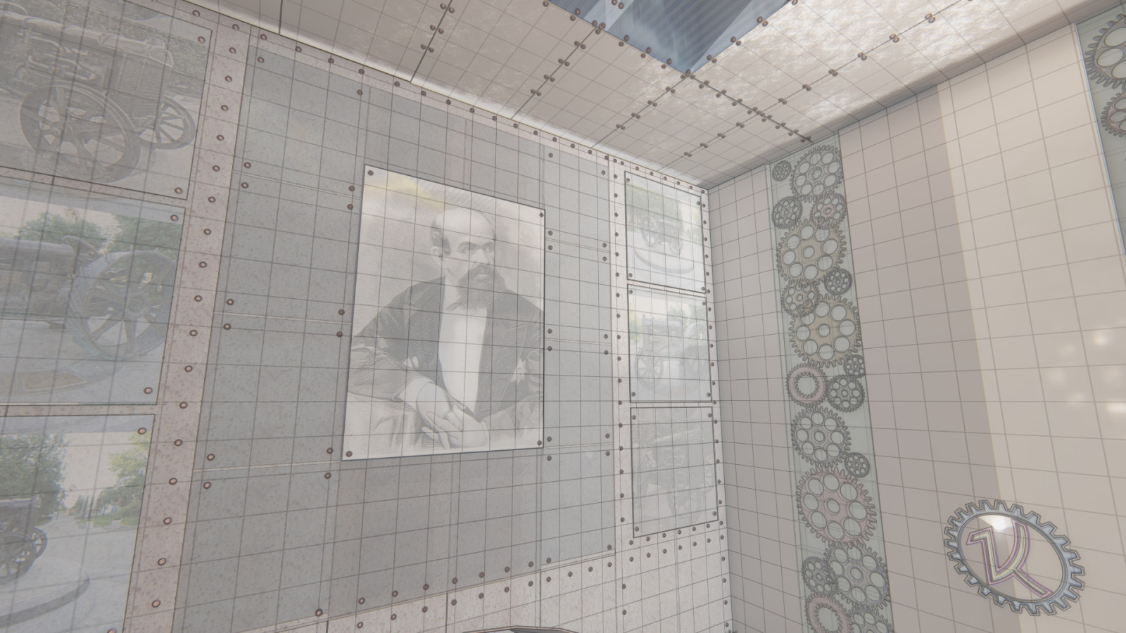 Обложка проекта: Эскизный проект станции метро  #artist_ss